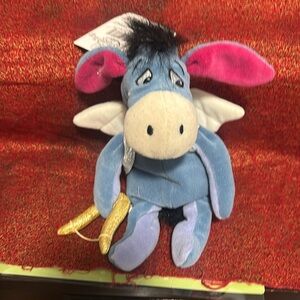 NWT Eeyore Cupid 8" Beanbag